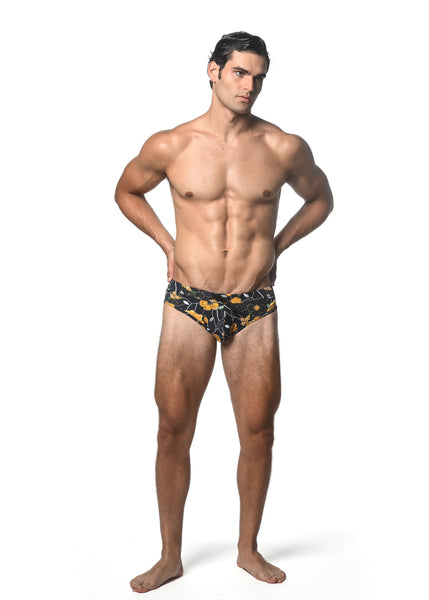 FREESTYLE SWIM BRIEF - Midnight Floral