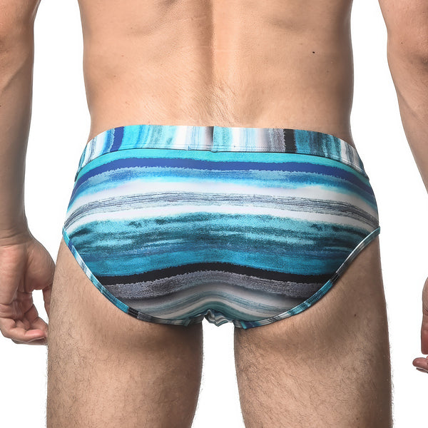 FREESTYLE SWIM BRIEF - Blue Stripe