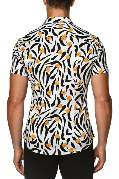 Stretch Jersey Knit Shirt - Tiger