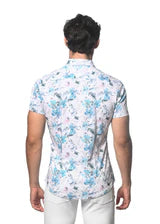 Floral Jersey Knit Shirt - Orchid Print