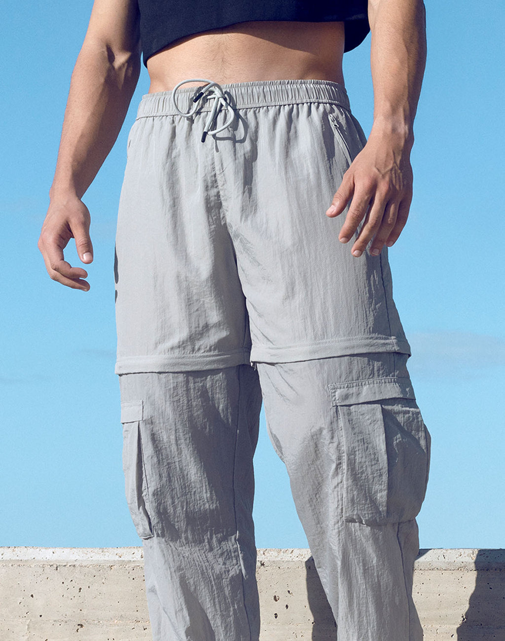 Zip-Off Trouser Grey