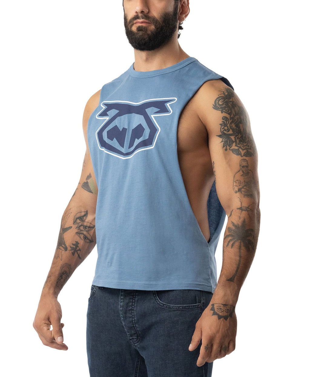 Brandmark Shredder Tank Top 3.0 - Blue Steel/ Midnight Navy Slate Blue