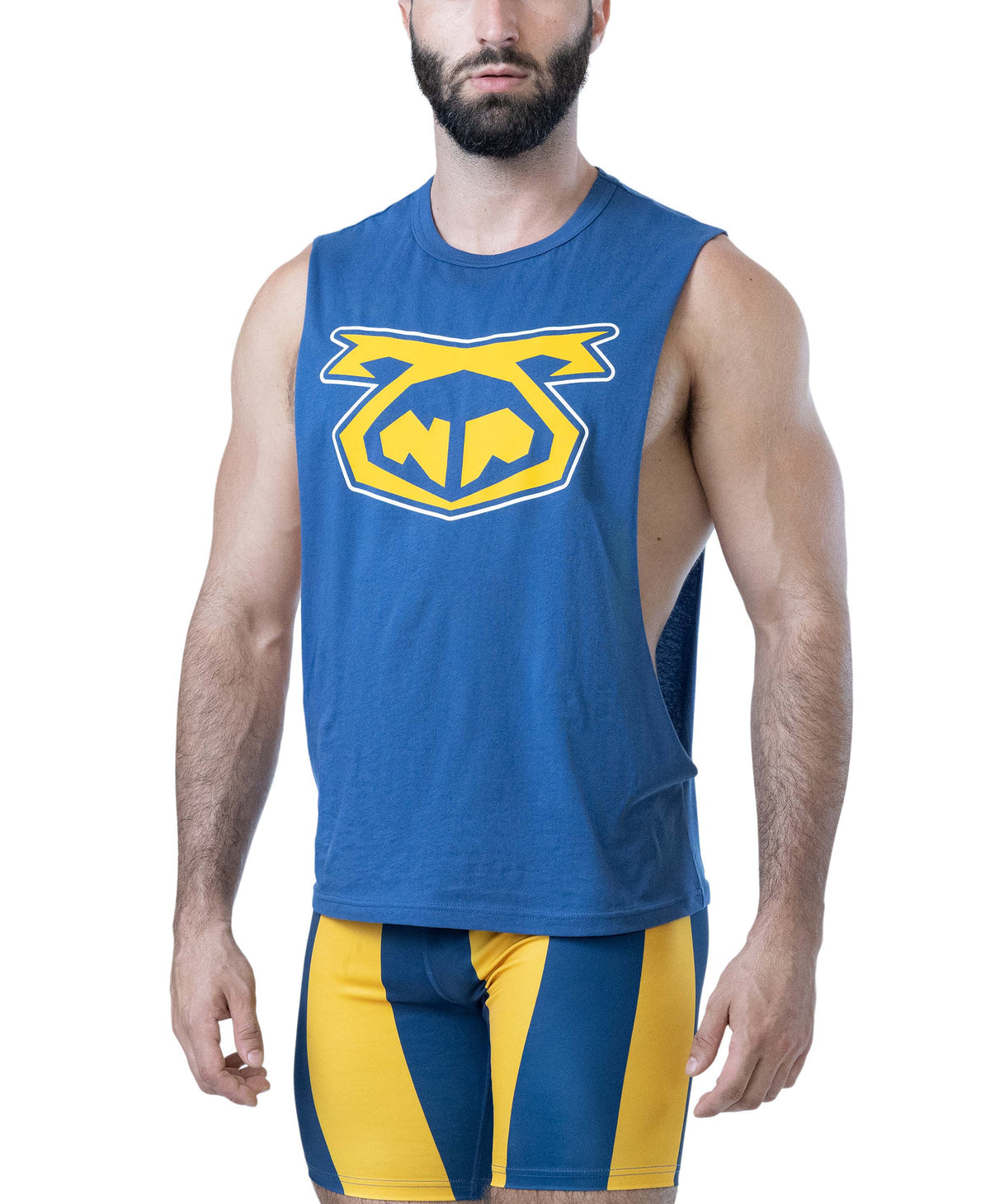 Brandmark Shredder Tank Top 3.0 - Cadet Blue