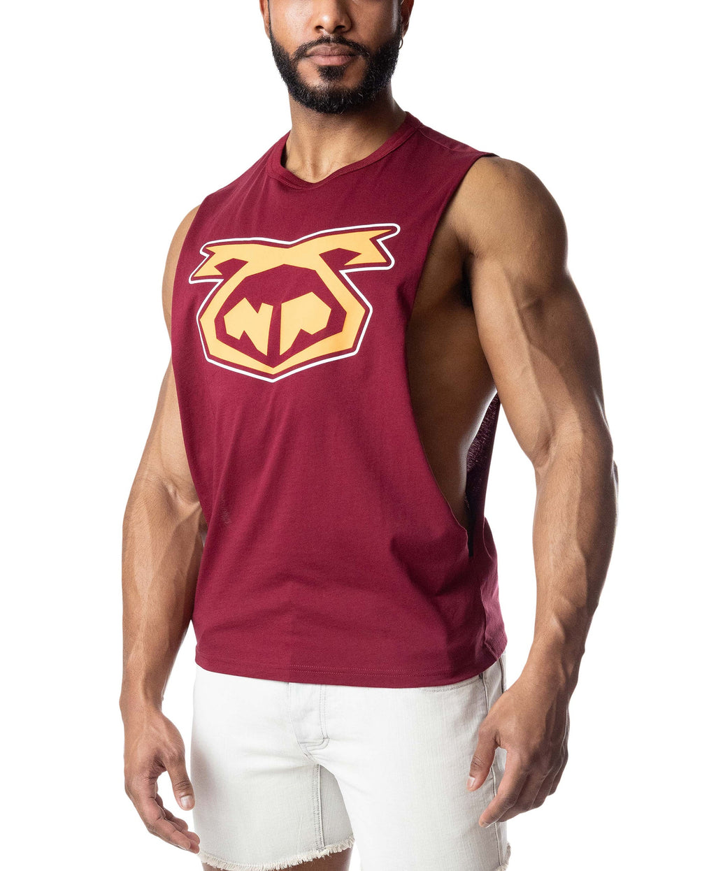 Brandmark Shredder Tank Top 3.0 - Burgundy Burgundy