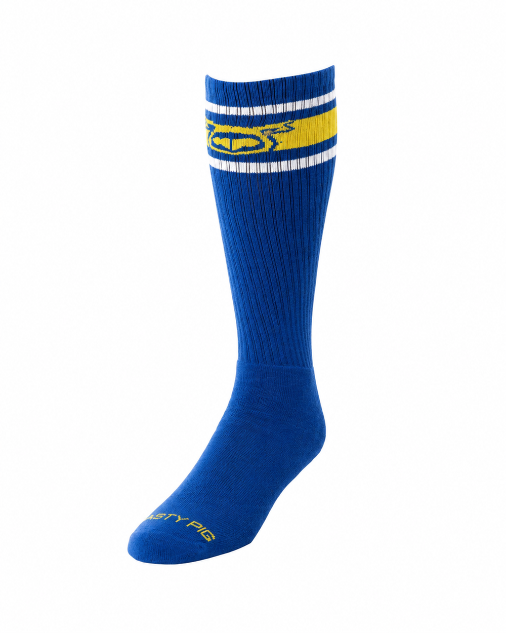 Hook'd Up Sport Sock - Cadet Blue/Goldenrod/White