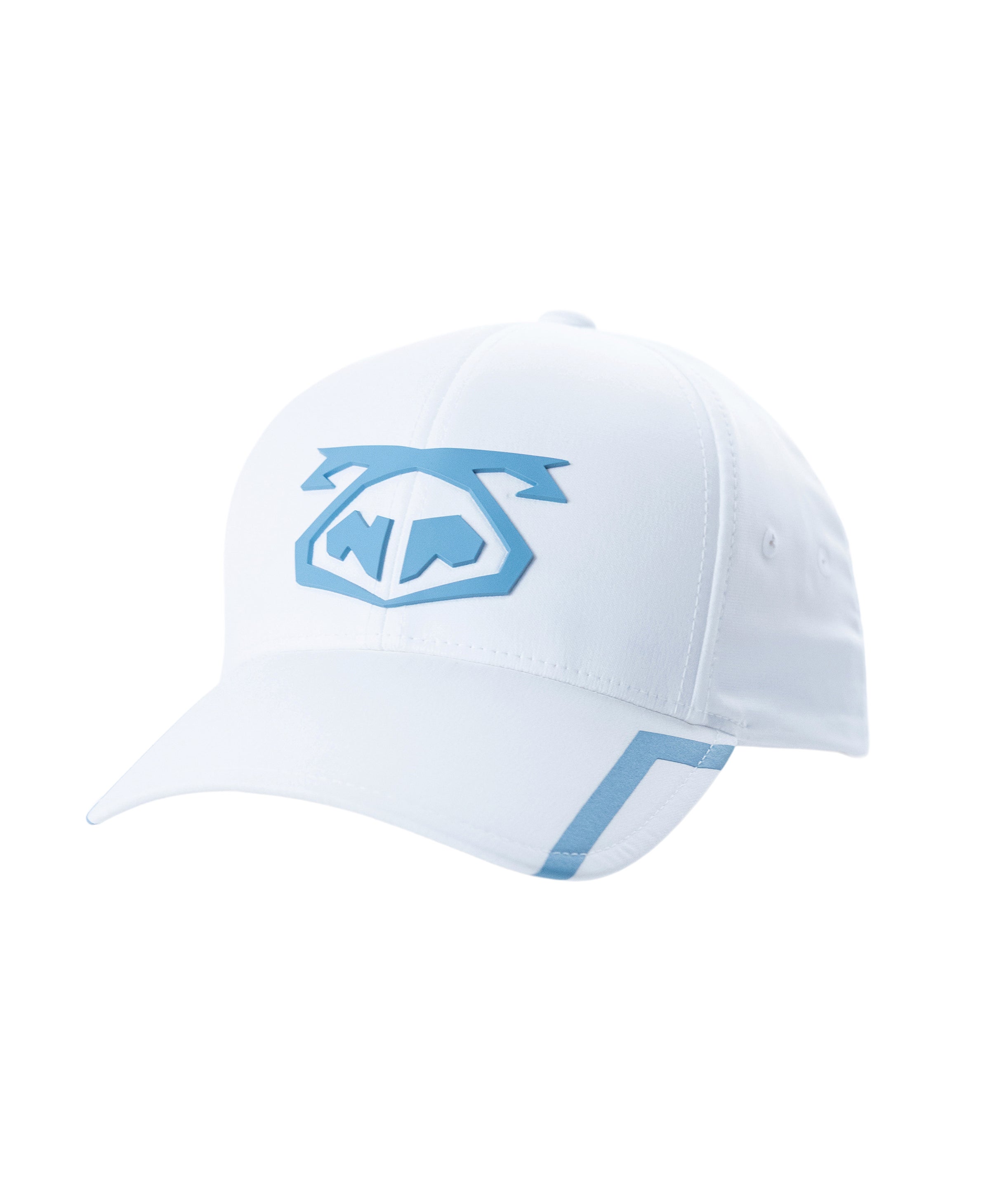 Stride Snout Cap - White/Light Teal One size White