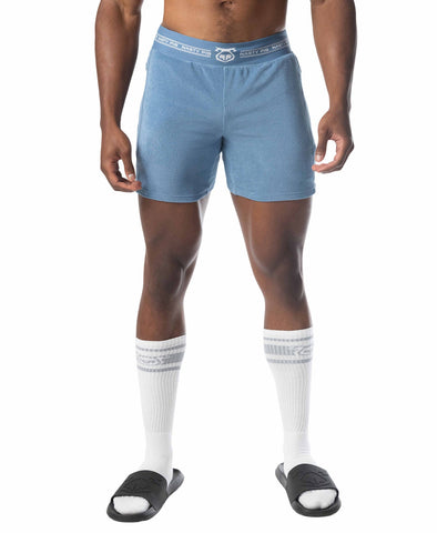 Suite Rugby Short - Blue Steel Slate Blue