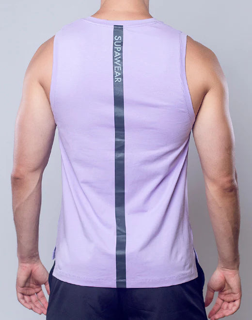 SOLID & MESH TANK TOP