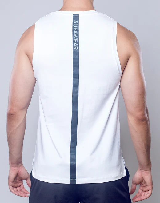 SOLID & MESH TANK TOP