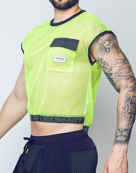 NEON Mesh Top Neon Green