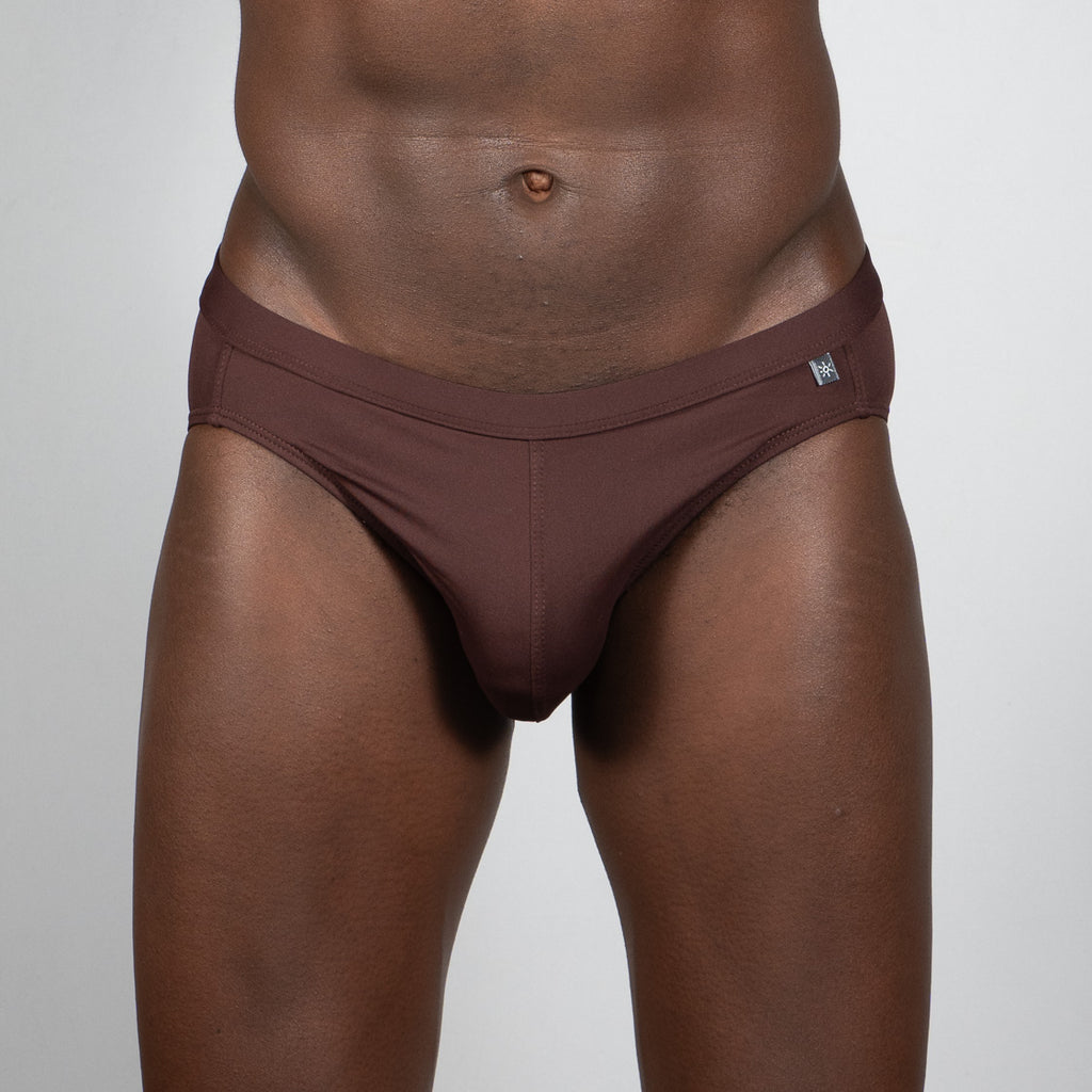 Nude SWIM Brief Chocolate