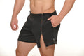 TYLER Zipper Shorts Black