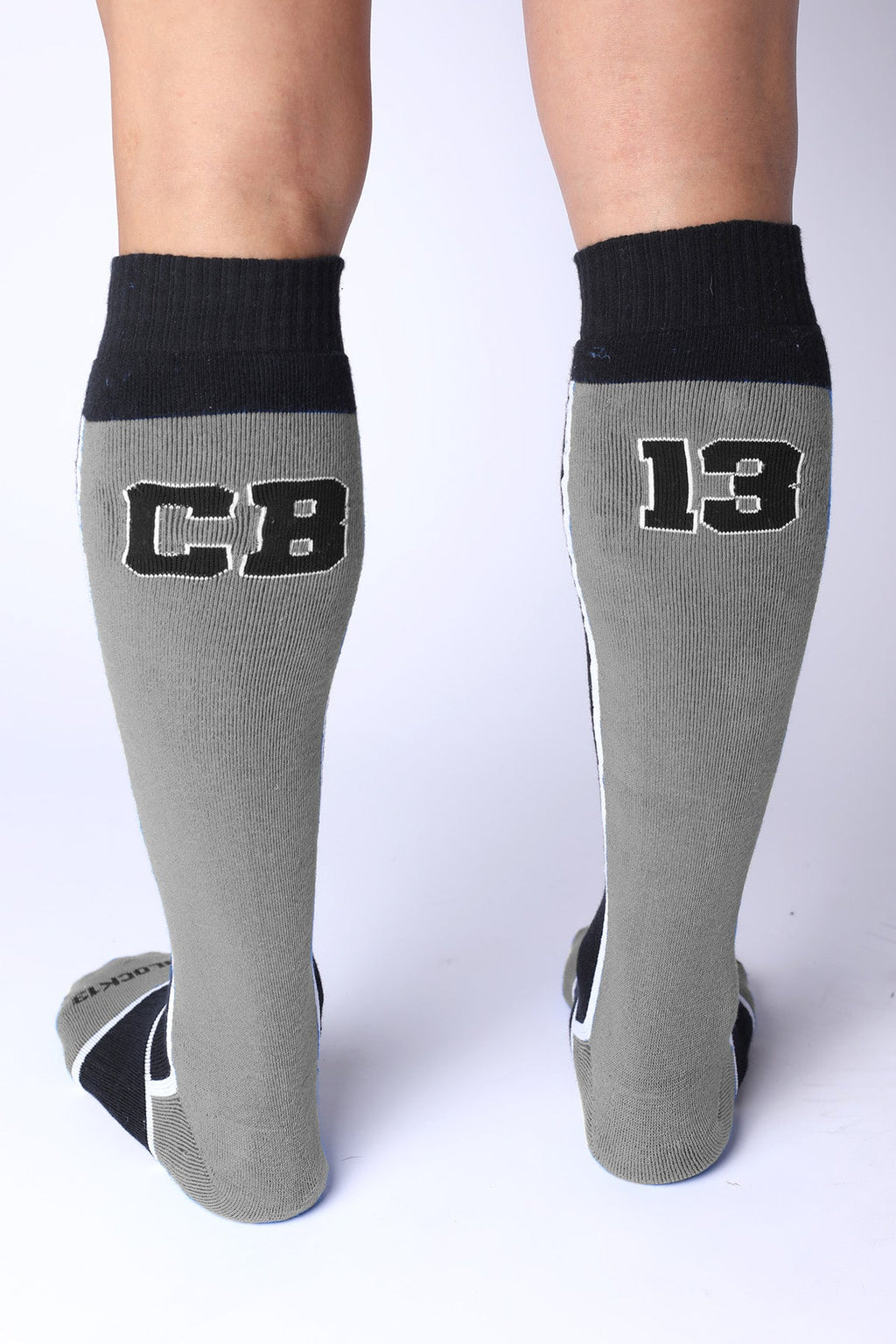 Take Down Knee High Socks Grey