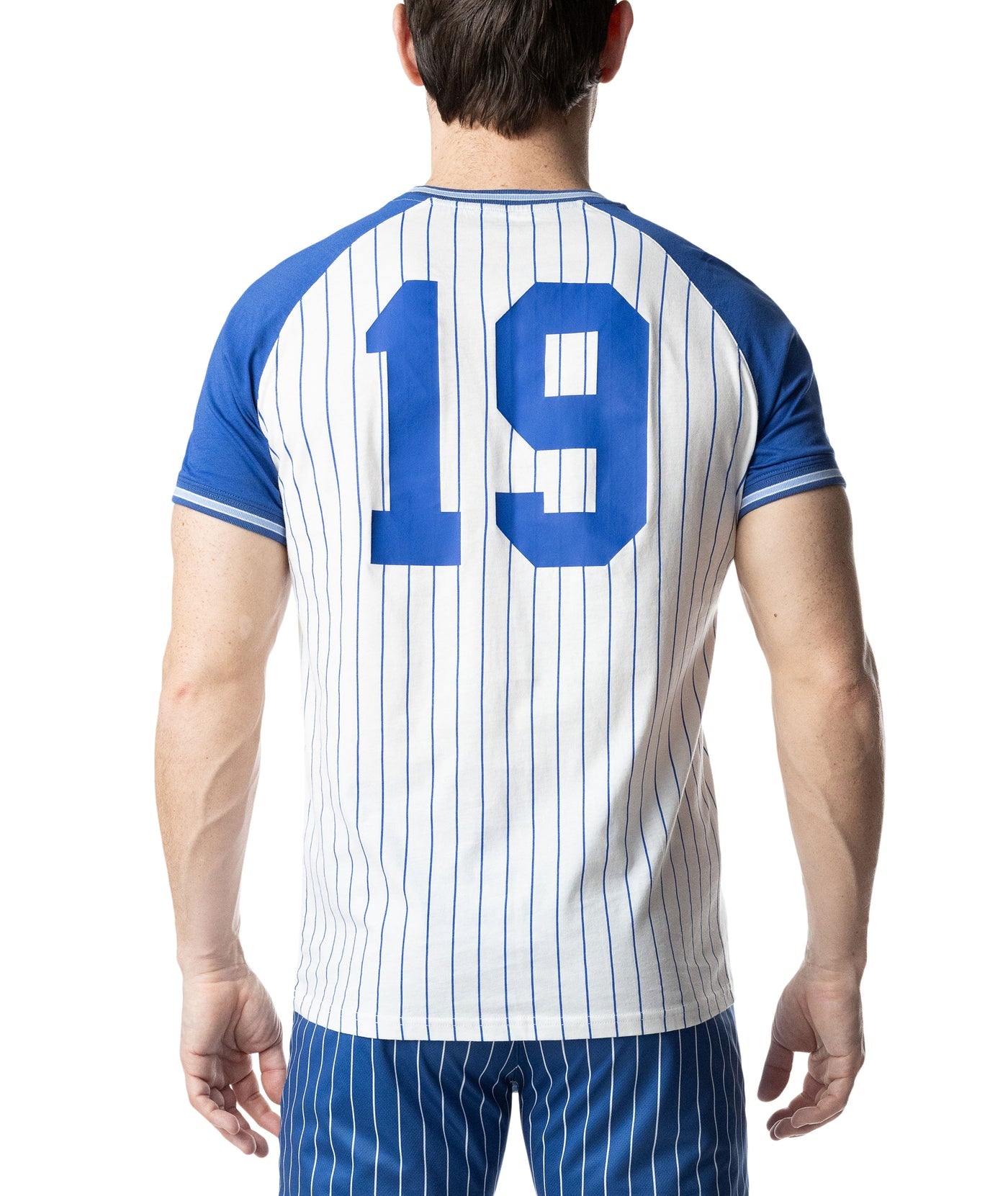 Third Base Tee - White/Quartz Blue