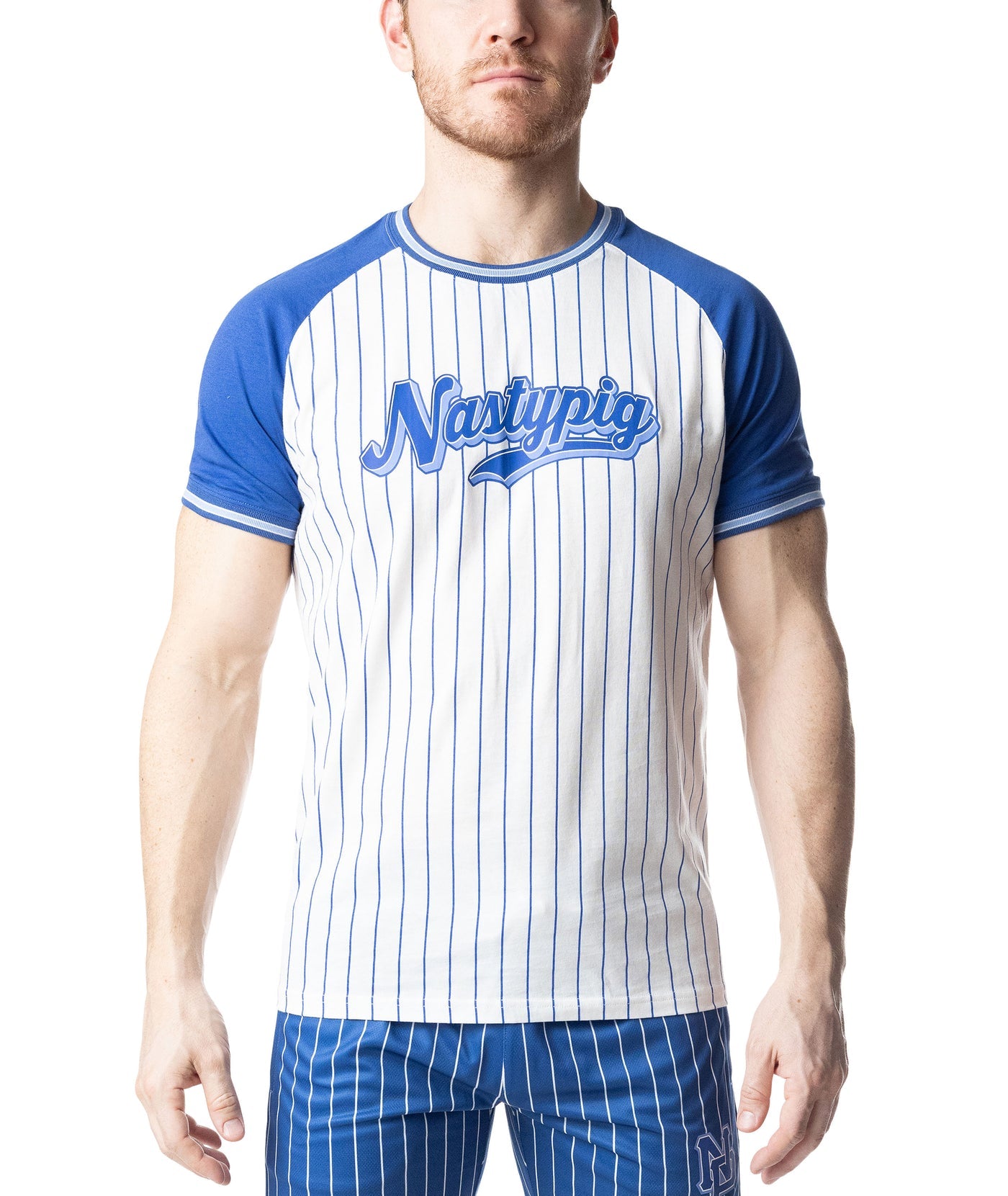 Third Base Tee - White/Quartz Blue