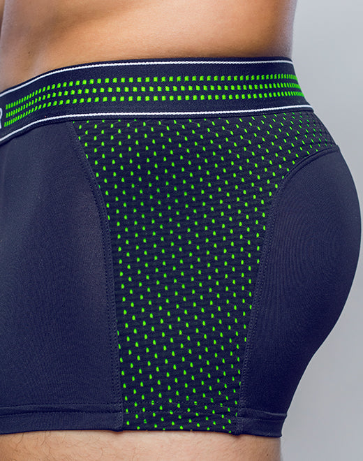 NEON MESH Trunks Green