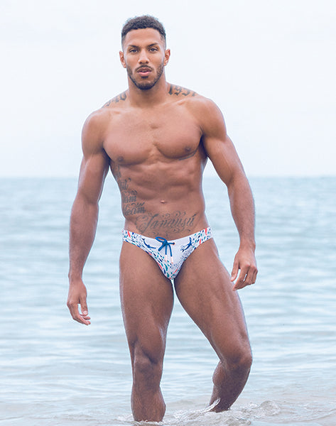 V20 Swim Brief - Sea Scape Print