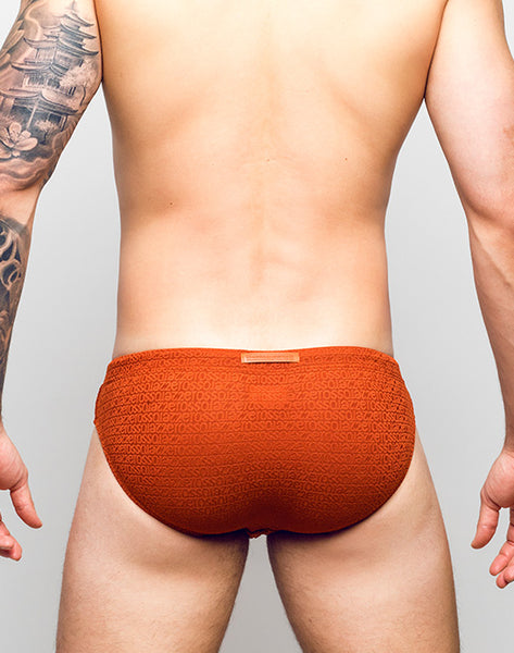 Signet Textured Swim Brief