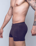 Signet Textured Swim Trunk Black