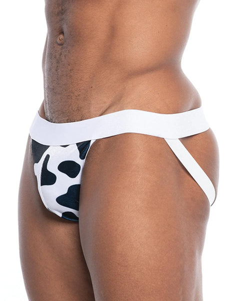 FK SPORT Jock - Velvet Cow Print White