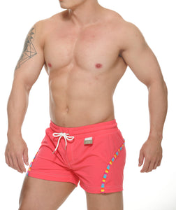 Zeke Beach Shorts Pink