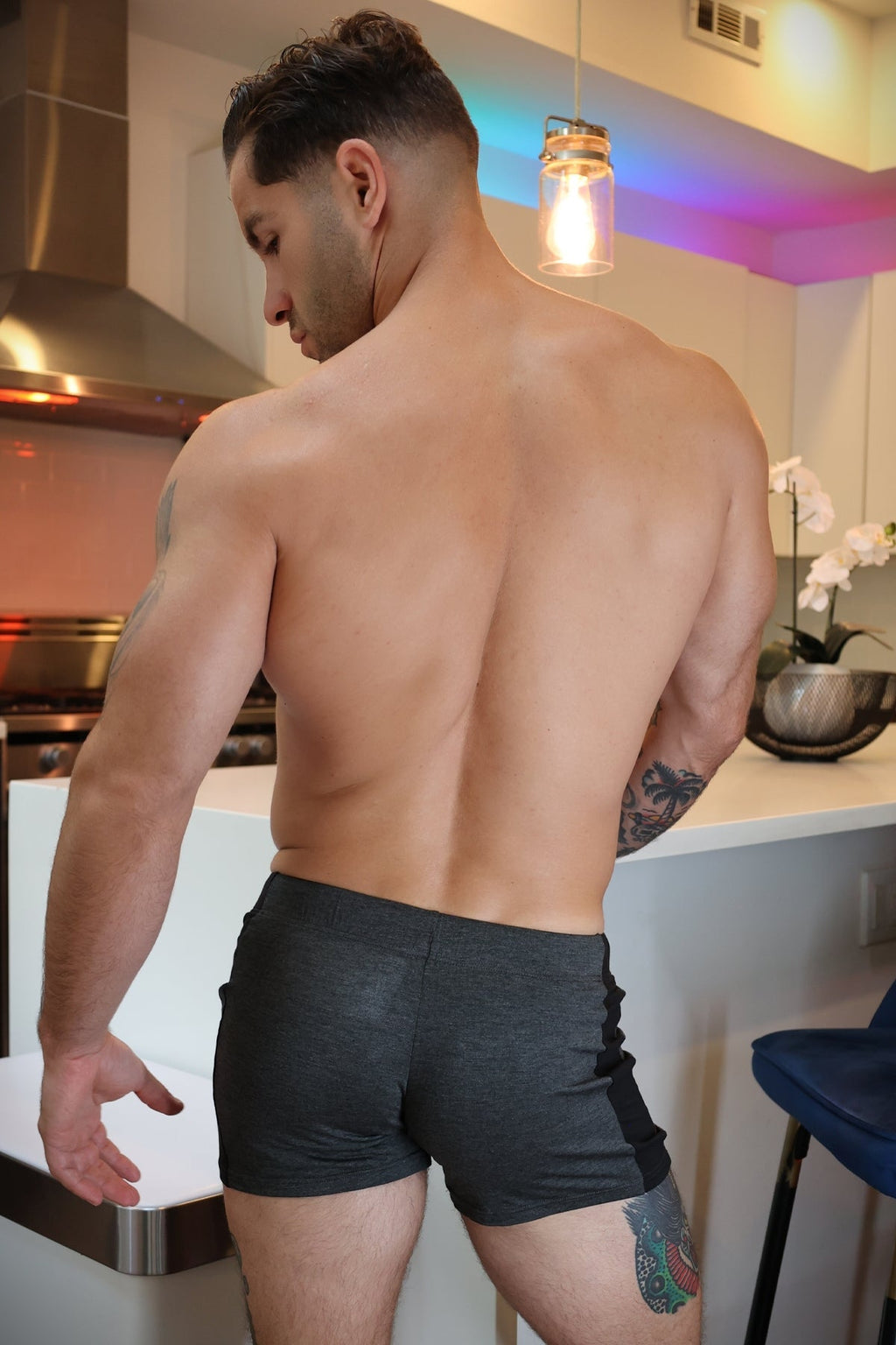Bare Essentials Shorts Charcoal