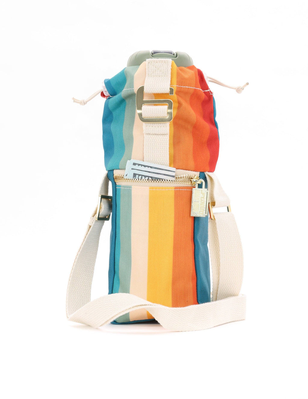 91509: Sip Slip | Recycled rPET | Retro Stripe