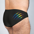 Bear Scratch Swim Brief Black