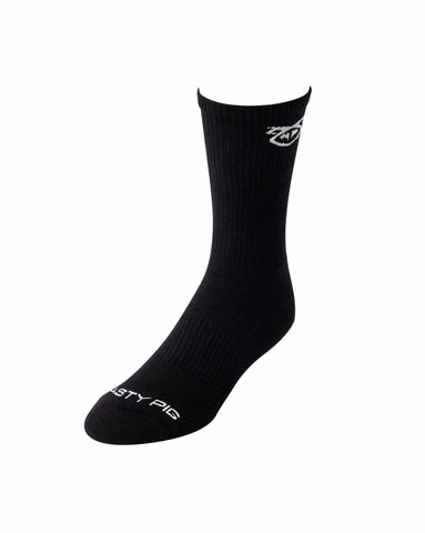 Brandmark Calf Sock Black O S