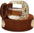 Bronco Buster Vegan Leather Horsehair Belt XL