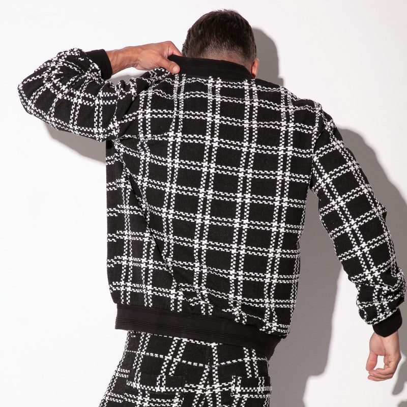 Cameron Plaid Jacket Black