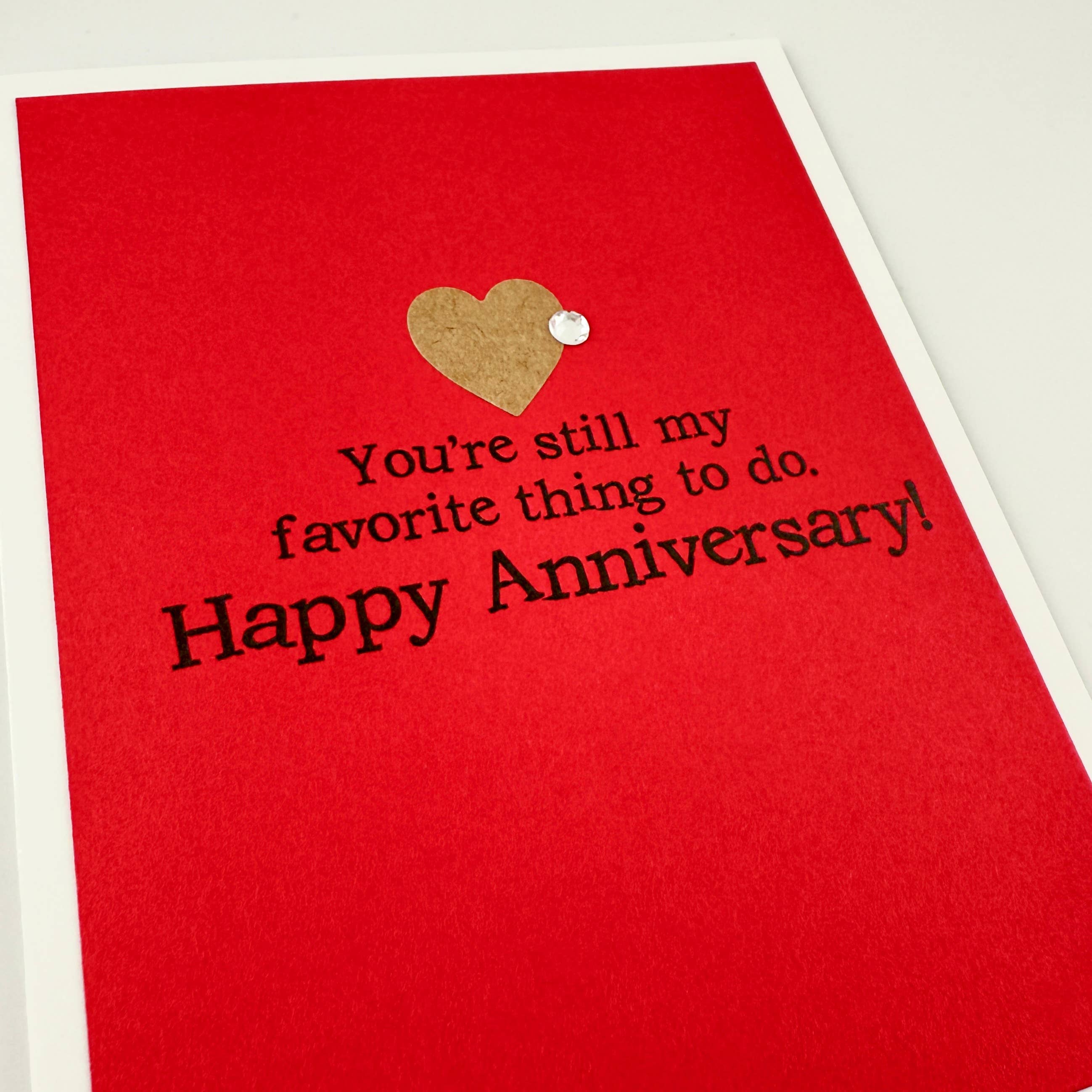 Anniversary Favorite Thing to Do Card