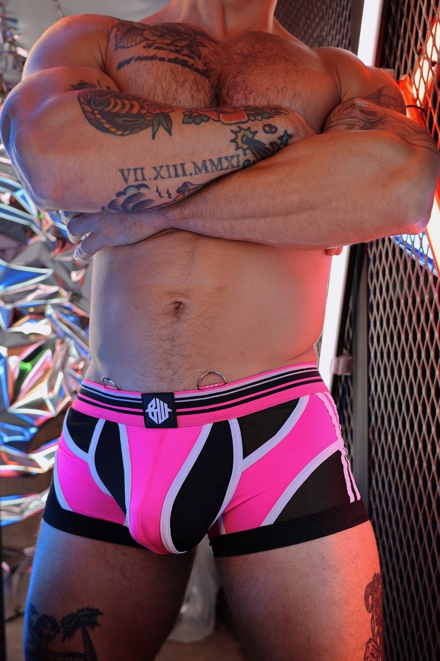 Circuit Breaker Boxer Brief NEON PINK