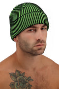 Darkroom Rib Beanie NEON GREEN