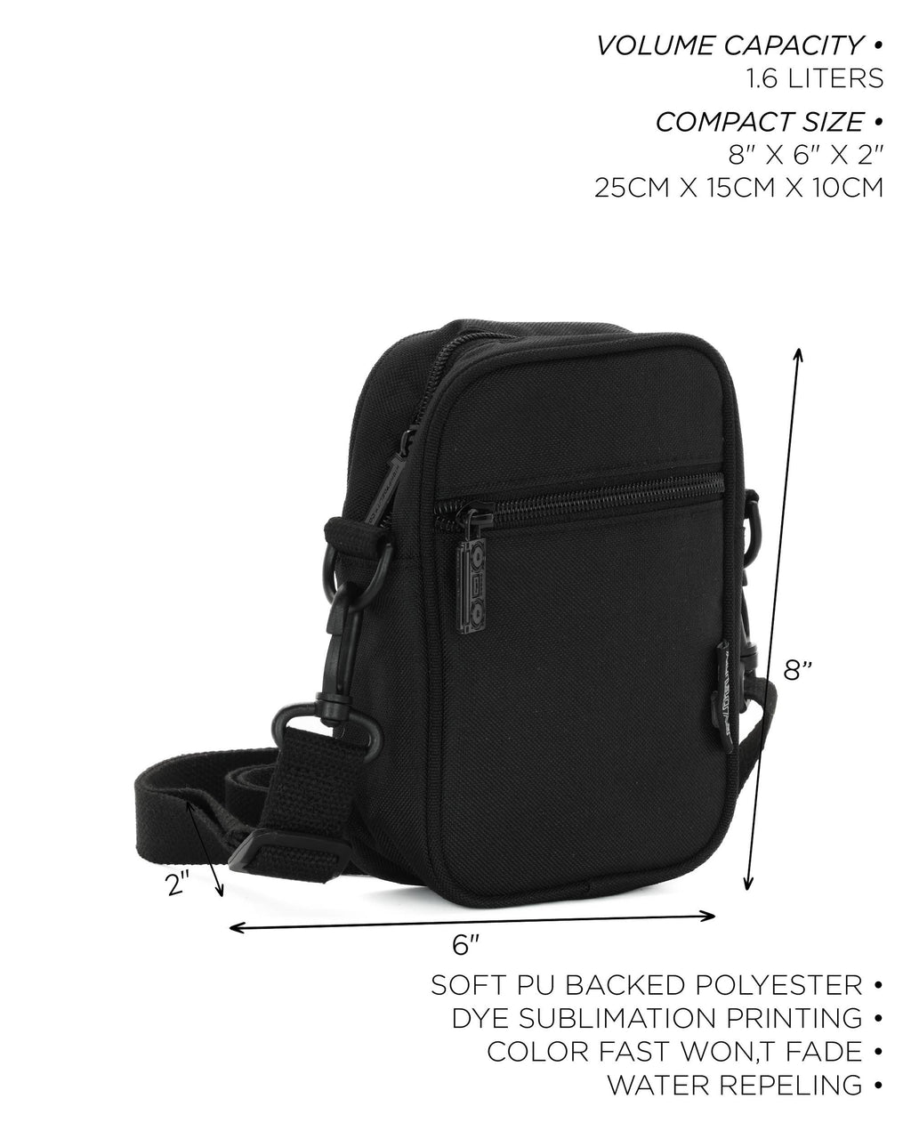 Mini Brick Bag | Recycled RPET | Black