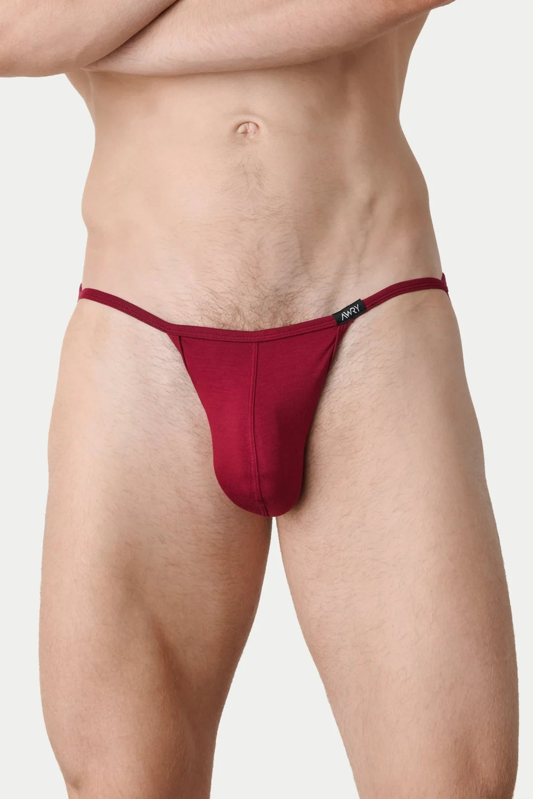 Essential String Jockstrap Burgundy