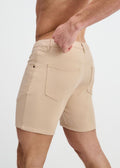 5" Stretch Knit Jean Short - Crust