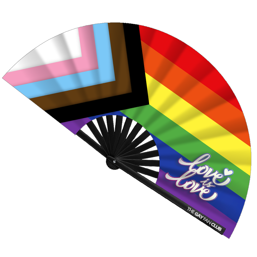 PRIDE Rainbow Flag Fan OS