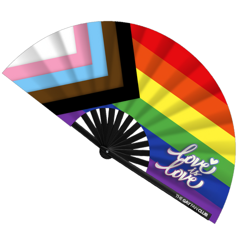PRIDE Rainbow Flag Fan OS