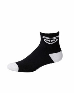 Flasher Sock Black White O S