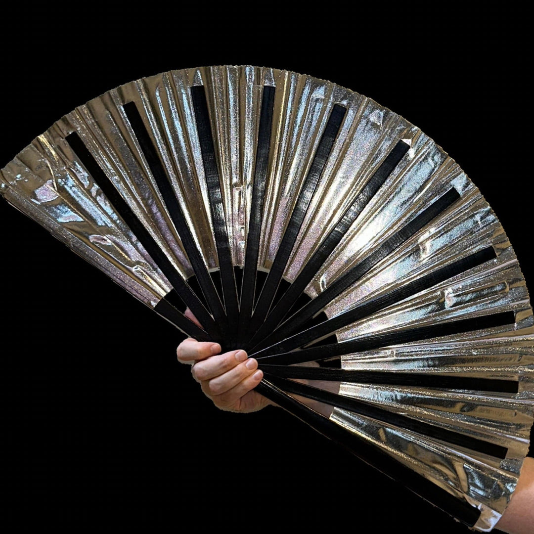 Gold Glitter Fan