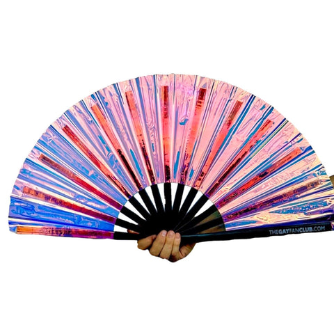 Iridescent Holographic Fan OS