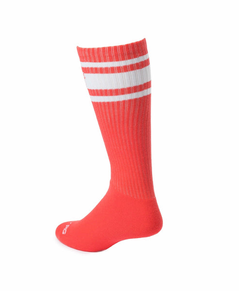 Hook'd Up Sport Sock - Coral/White