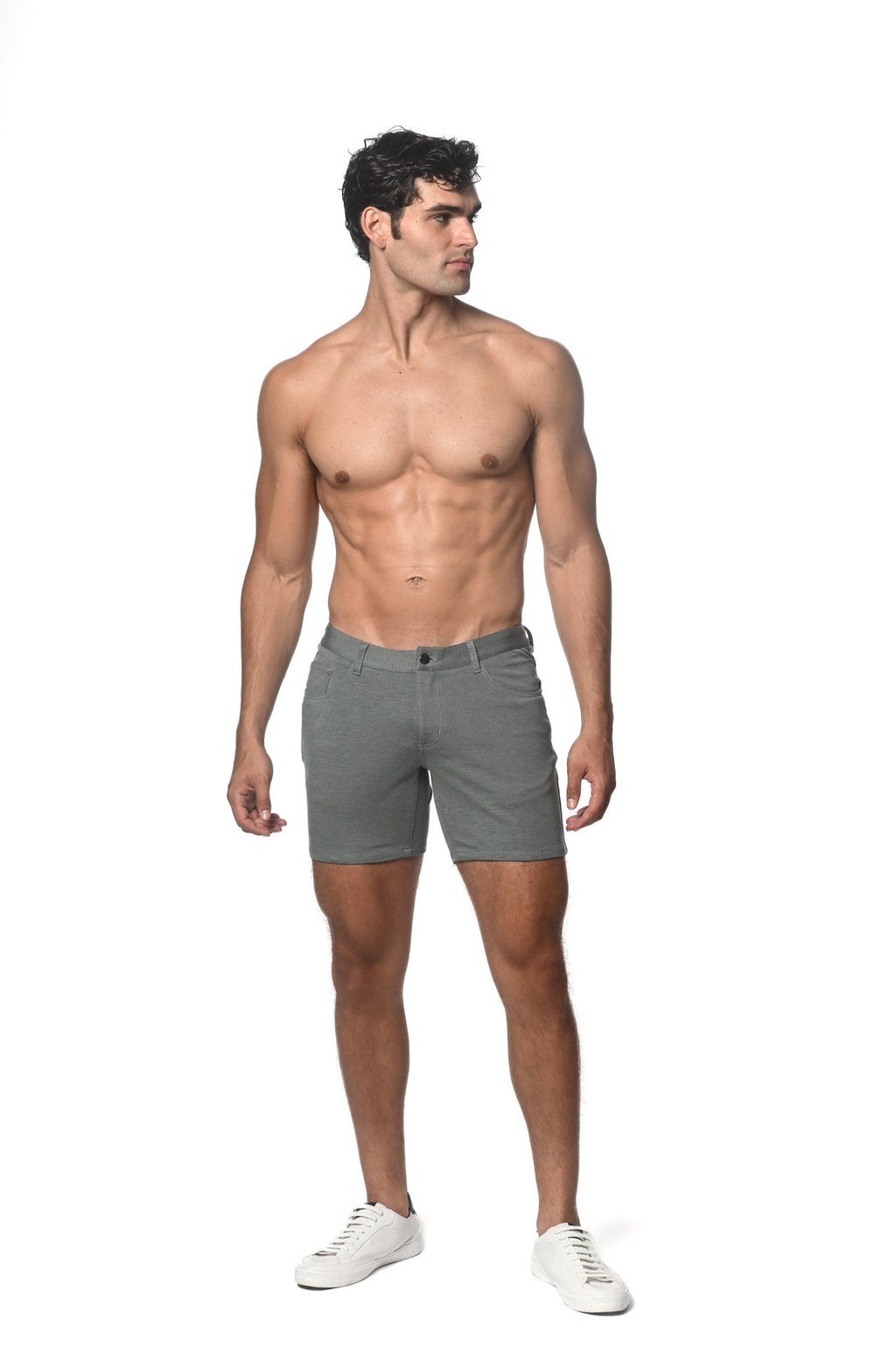 5" KNIT JEAN SHORT - 2025 Colors Cactus