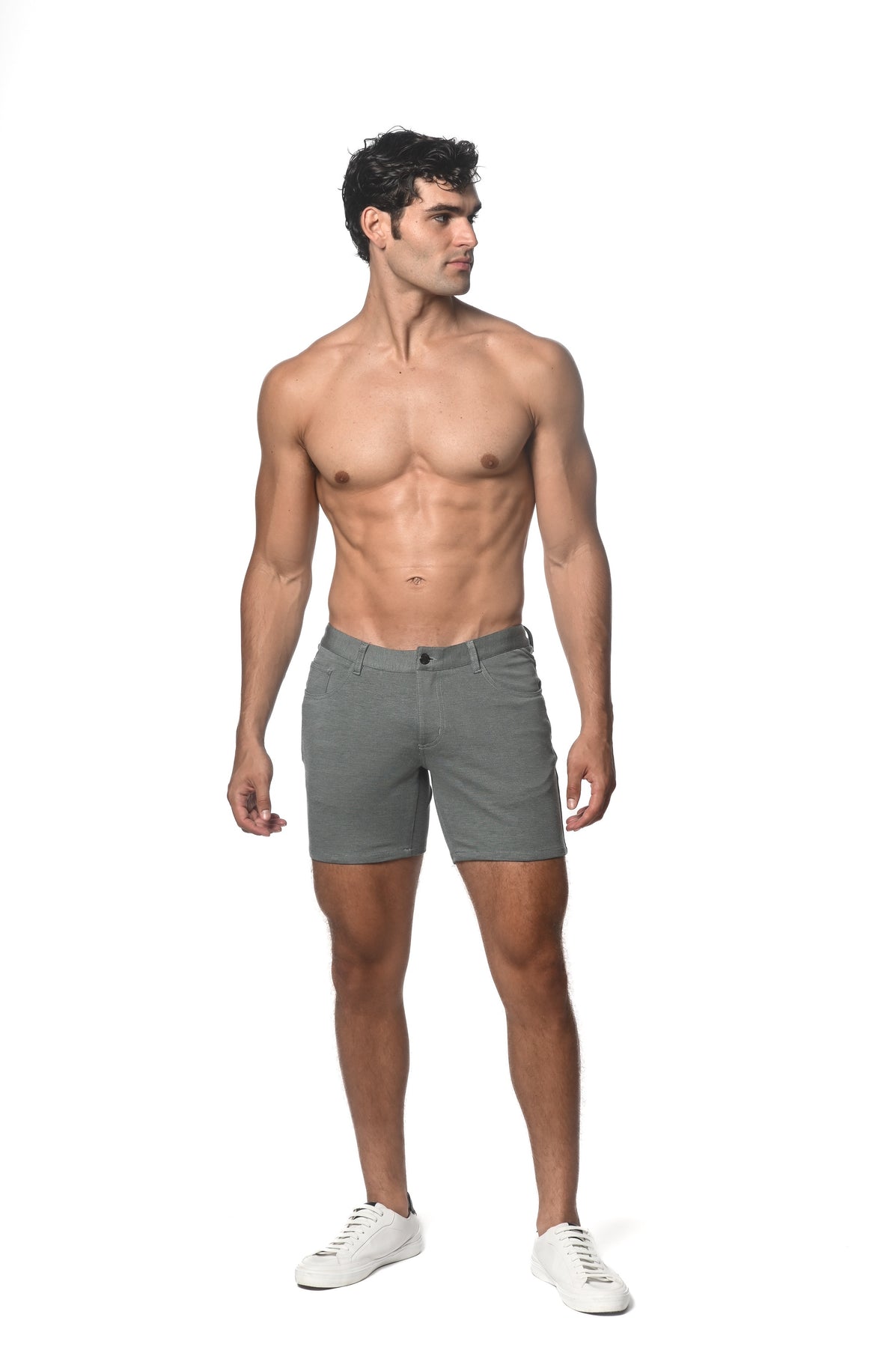 5" KNIT JEAN SHORT - 2025 Colors Cactus