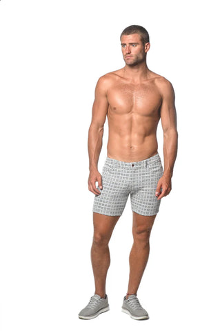 5" KNIT Cloud/Navy Tweed Shorts Cloud Navy