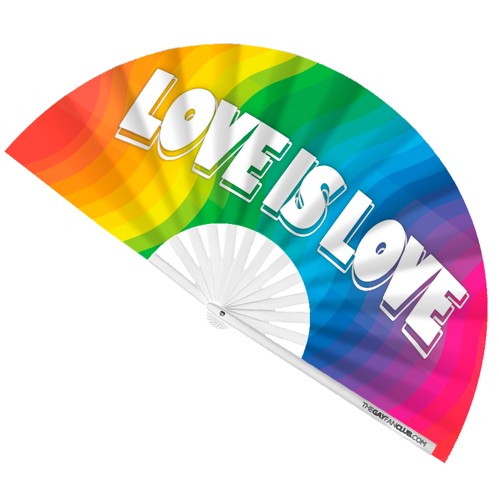 Love is Love Rainbow Fan OS