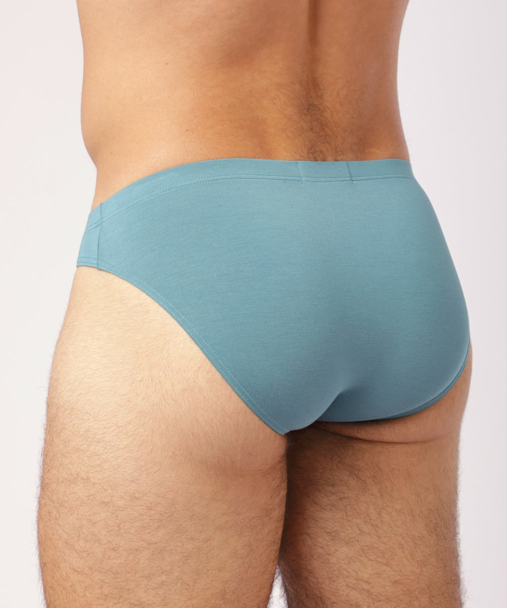 JS LUX Pouch Low Rise Brief - Pastel Deep Teal