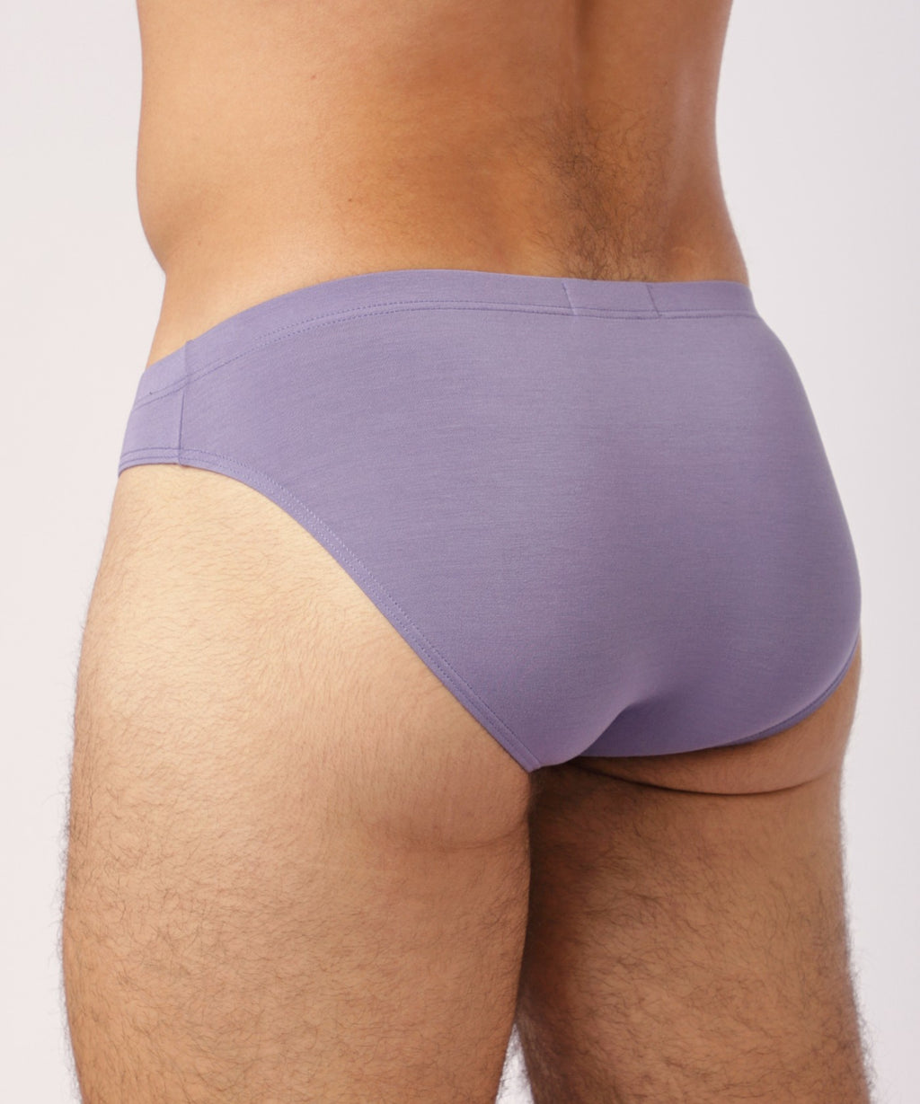 JS LUX Pouch Low Rise Brief - Pastel Misty Blue