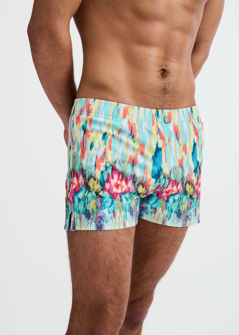 Drips Print Swim Short